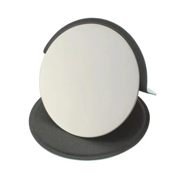 Portable Handheld Travel Pocket Mirrors Round Led Makeup Light Mirror With Custom Logo