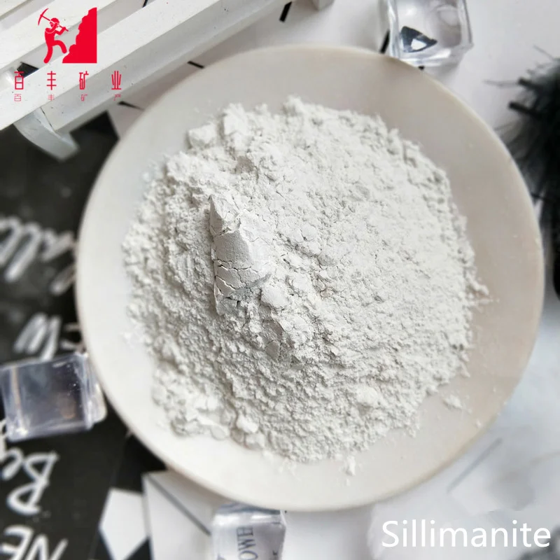 
Wholesale top quality Al2(SiO4)O Ukraine kyanite sillimanite concentrate sand flour powder Al2O3 
