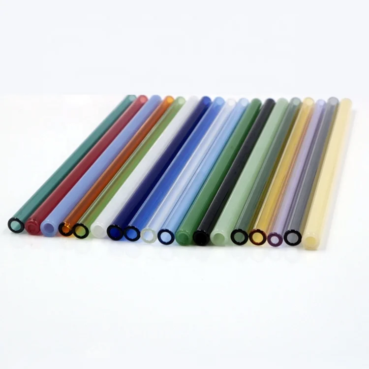 Borosilicate Dishwasher friendly Glass Drinking Straw for both hot and cold drink