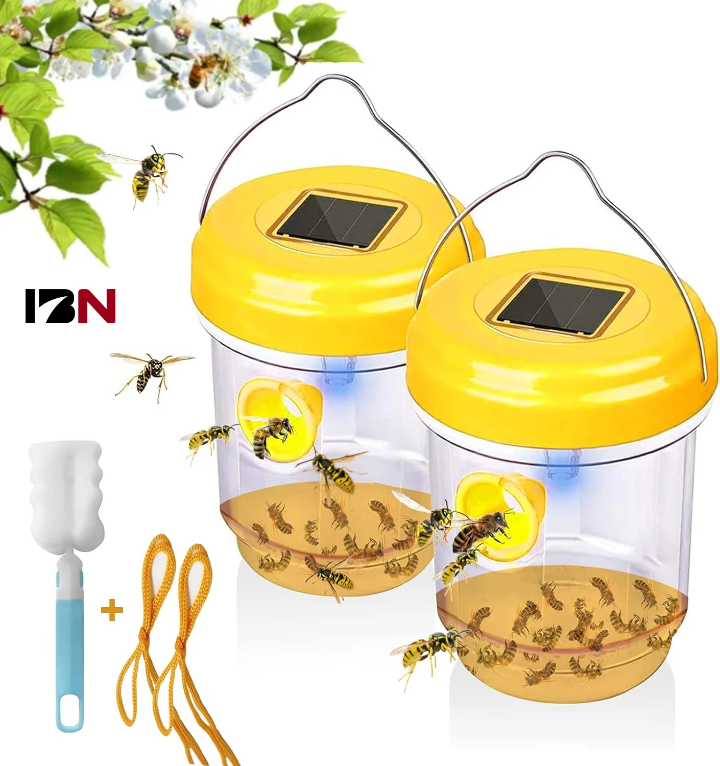 Reusable and Widely Used Hanging Hornet Trap Outdoor Hanging Yellow Jacket Trap Carpenter Hanging Yellow Jacket Trap
