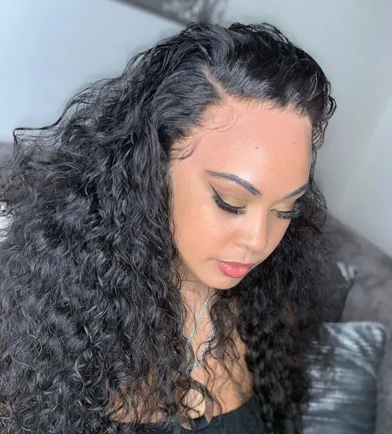 
Cuticle Aligned Virgin Cambodian Hair Transparent Swiss Lace 13X6 Deeper Parting Hd Lace Frontal Wig 