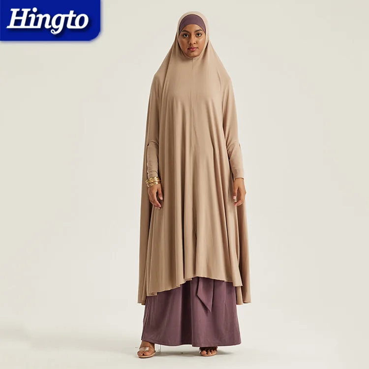 Islamic Clothing Muslim Dress Khimar Sets Burqa Hijabs Khimar Islamic Muslim Women Jilbab Long Dresses Abayas With Hijab