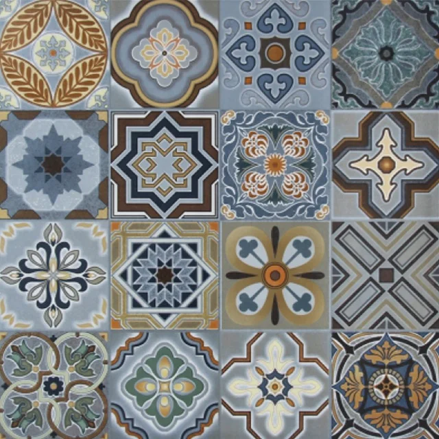 Porcelain Moroccan Floor Tiles Mosaic