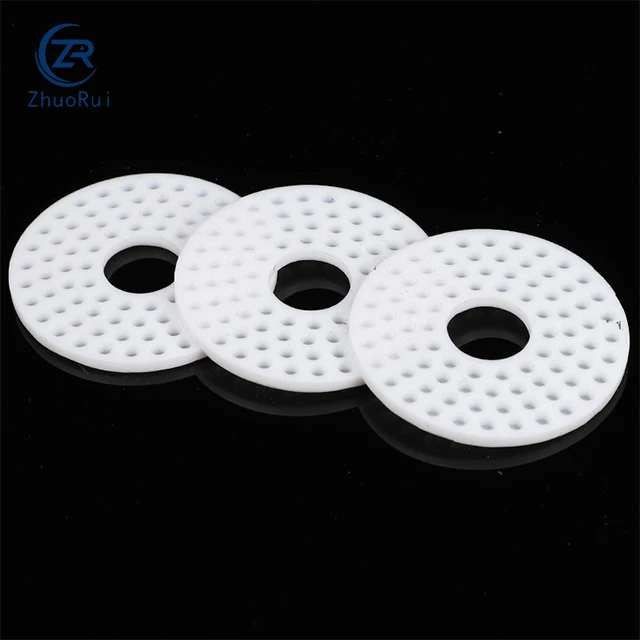 ptfe circular gasket plastic sealing ring milling precision CNC machining parts