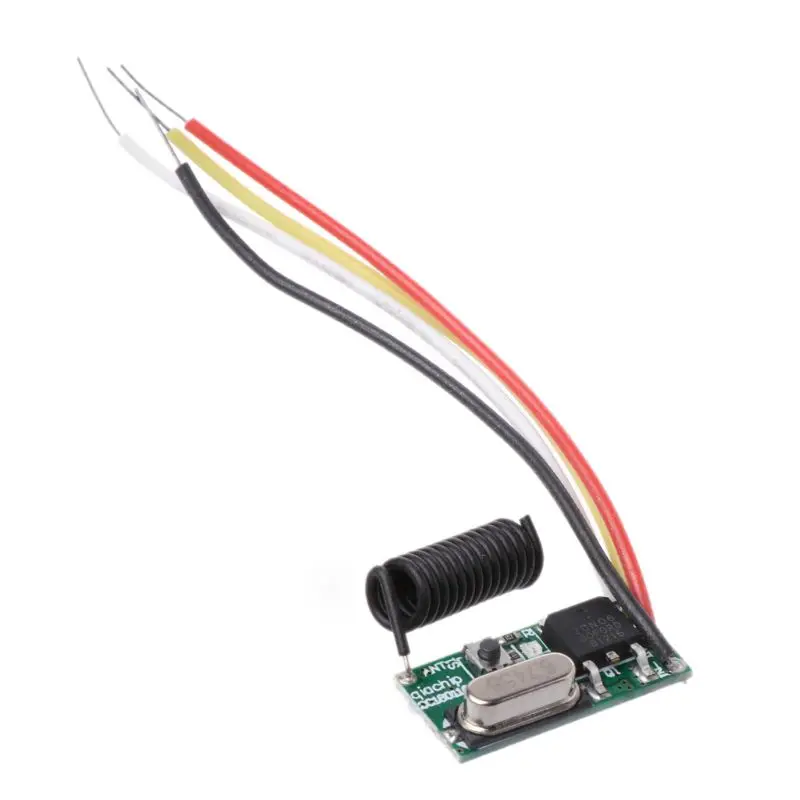 Wireless Remote Control Button Light Switch Mini Receiver 3.6V 12V 24V 433MHz Transmitter Controller Module