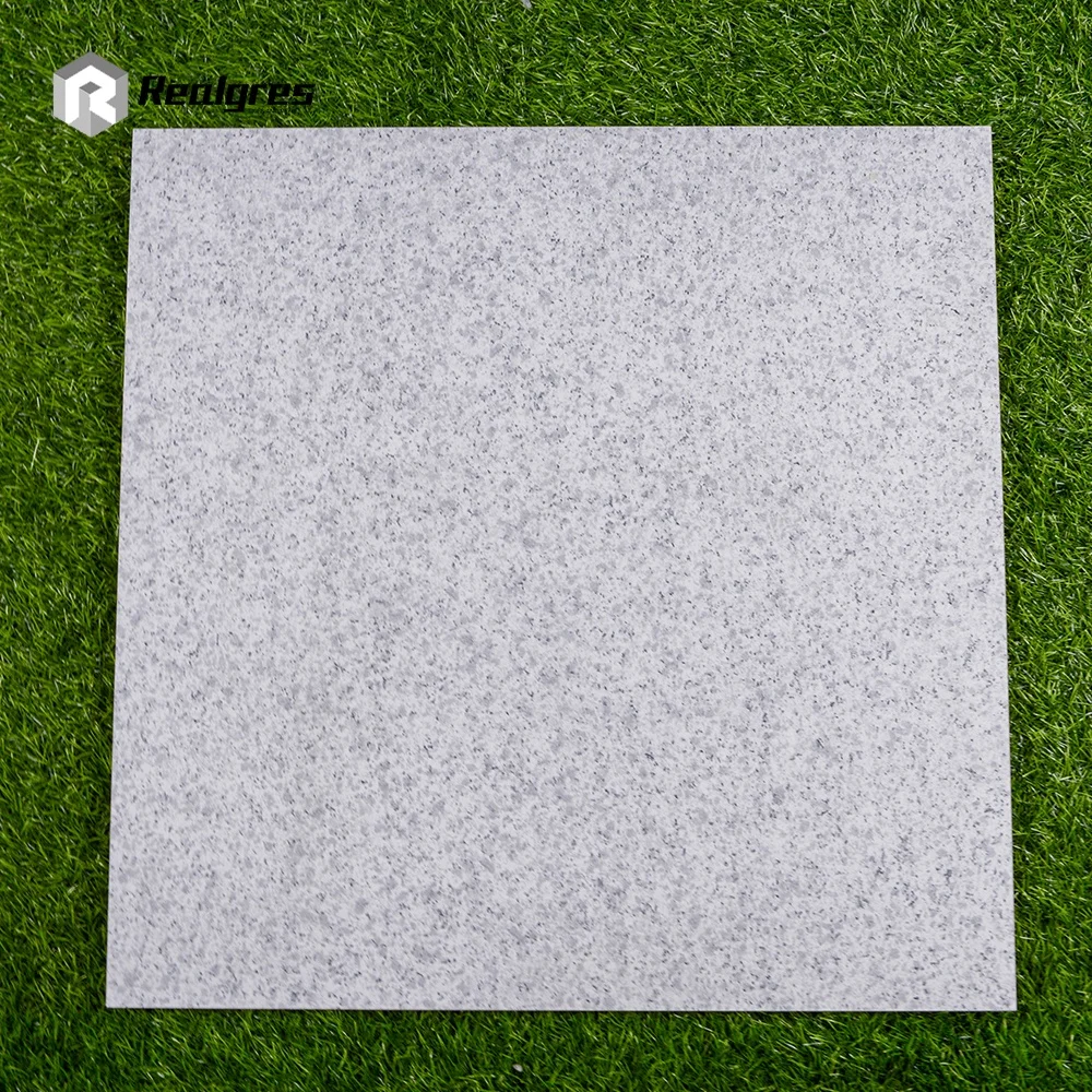 60x60 Full Body Rustic Rough White Granite 2cm Parking Porcelain Floor Tile