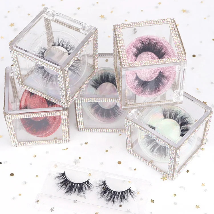 Best Selling Full Strip 16-25mm 100% Real 3d Mink False Eyelash Vendor With Private Case Label Logo And Customized Lash Box