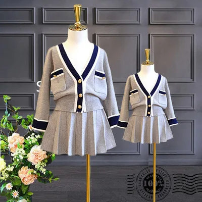 mother daughter dresses  matching dress matching clothes mom mother and daughter skirt petticoat Casual Skirts