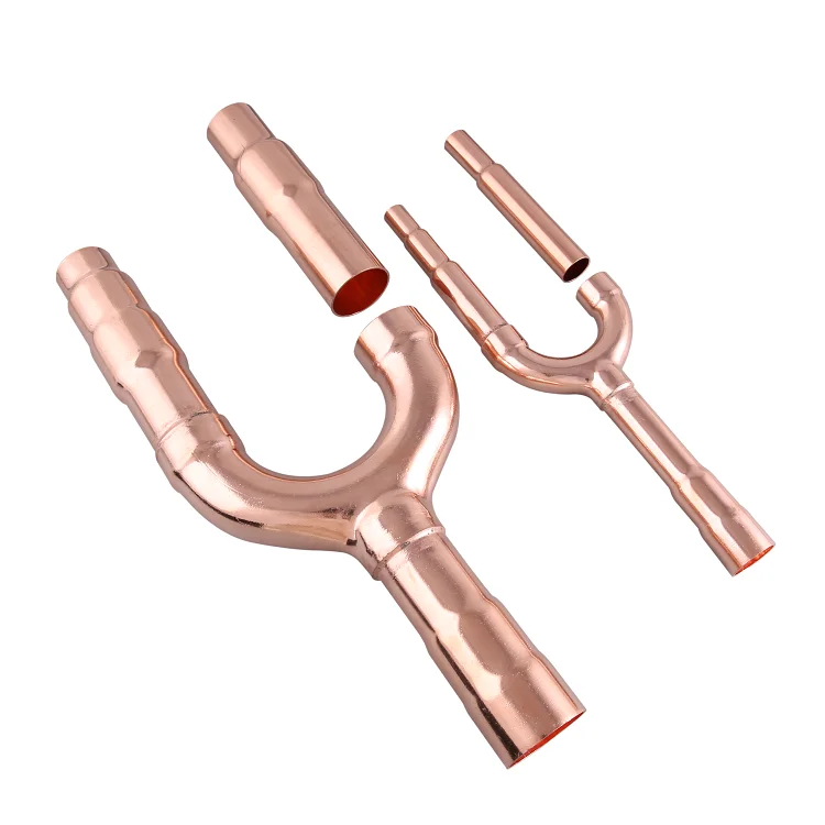 Hailiang Copper Y Refnet Joints Branch Pipe VRF VRV A/C System Disperse Kit for Midea FQZHN-01 02 03 04 05 Air Conditioner