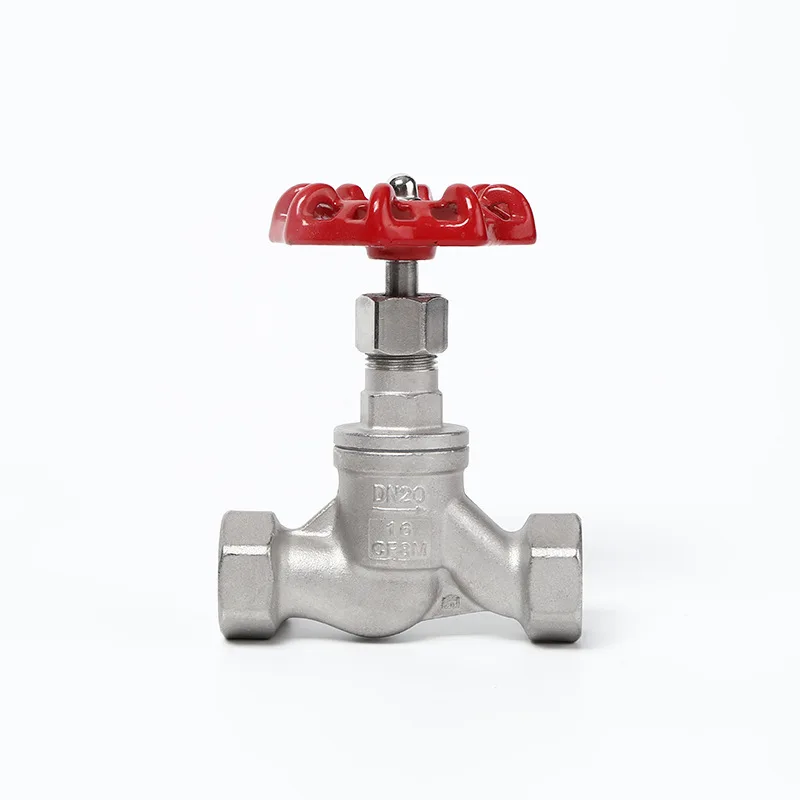 DN15-DN50 Stainless Steel 304 Low Pressure Hydraulic Water Pipe Control Screw End   J11W-16P  S Type Globe Valve