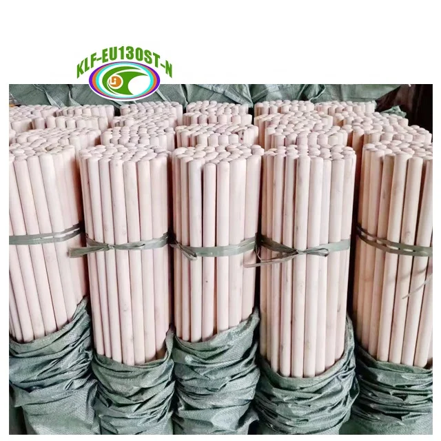 uncovered wooden broom mop brush dustpan stick handle 120cm by 2.2cm customized length 60cm to 150cm diameter 2.2cm to 2.5cm