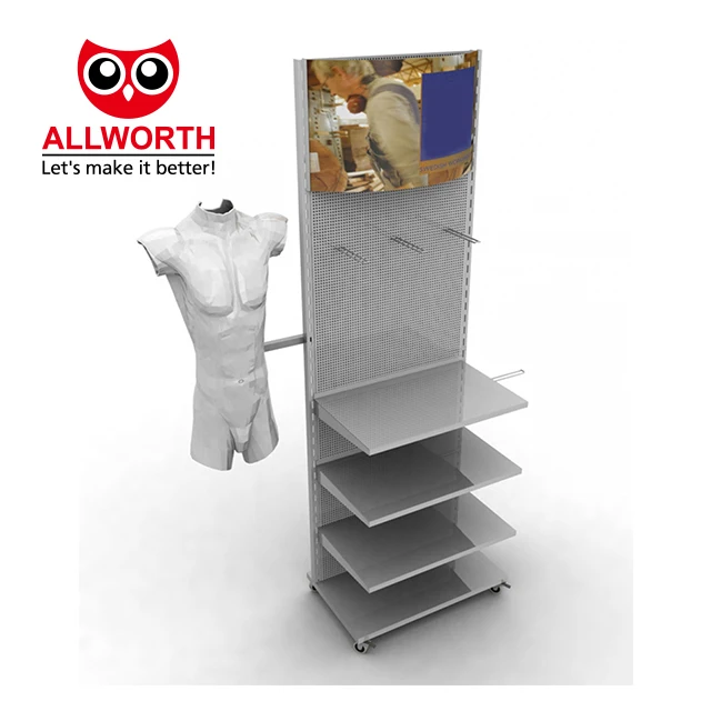 Retail Shop Popular Design Easy To Assemble Unique Wooden Vegetable Fruit Display Rack