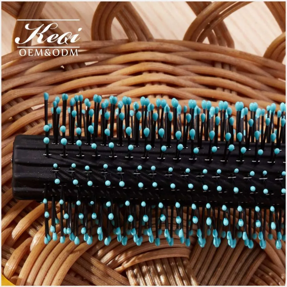 Hot Sale Professional Boar Bristle Hair Brush Ceramic Comb Ion Cylinder Round Shape Curling Hairstyling Comb
