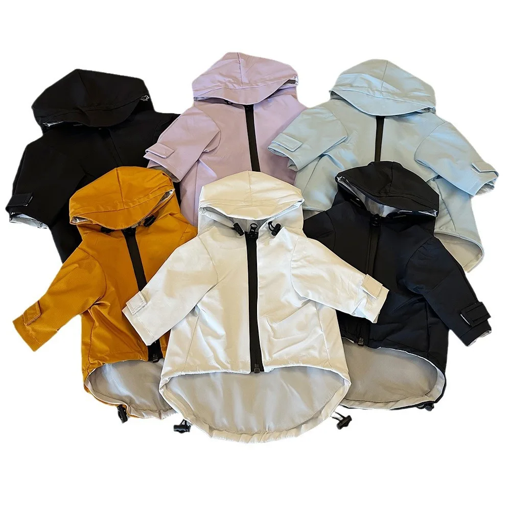 Board pet clothing outdoor triple storm jacket Waterproof zipper method Teddy Schnitzer dog clothing