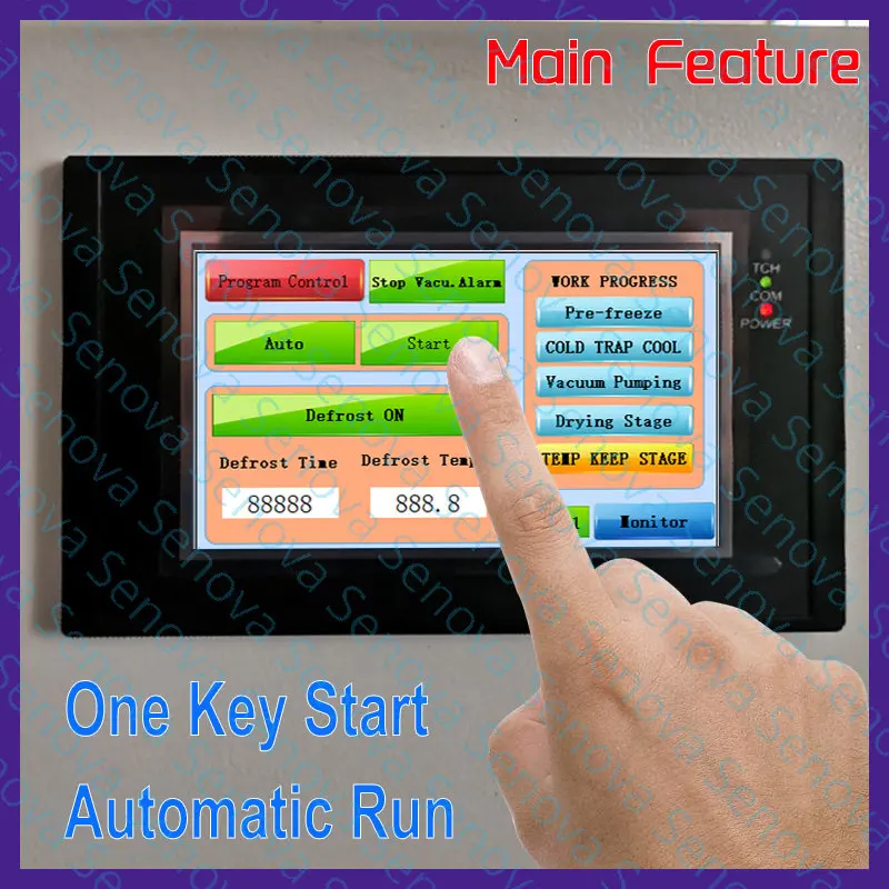 Small Home Business Food Soup Dessert Grain Yeast Vacuum Freeze Drier