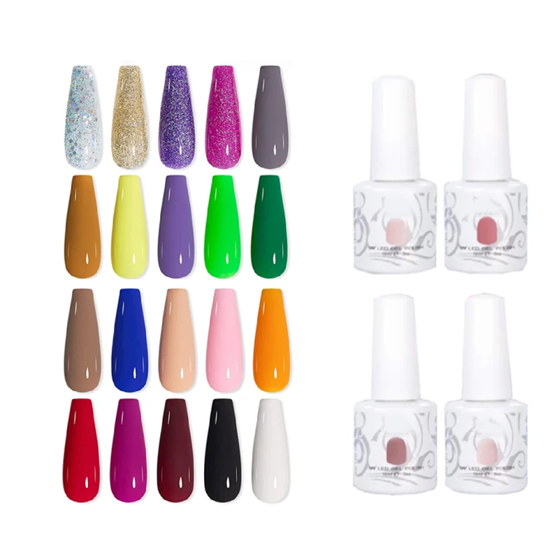 Nail art classic colors  7.5Ml solid factory price uv gel