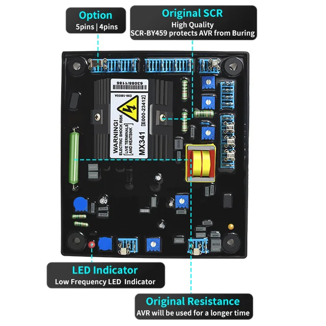 Generator Parts AVR 321 MX321 AC Automatic Voltage Regulator