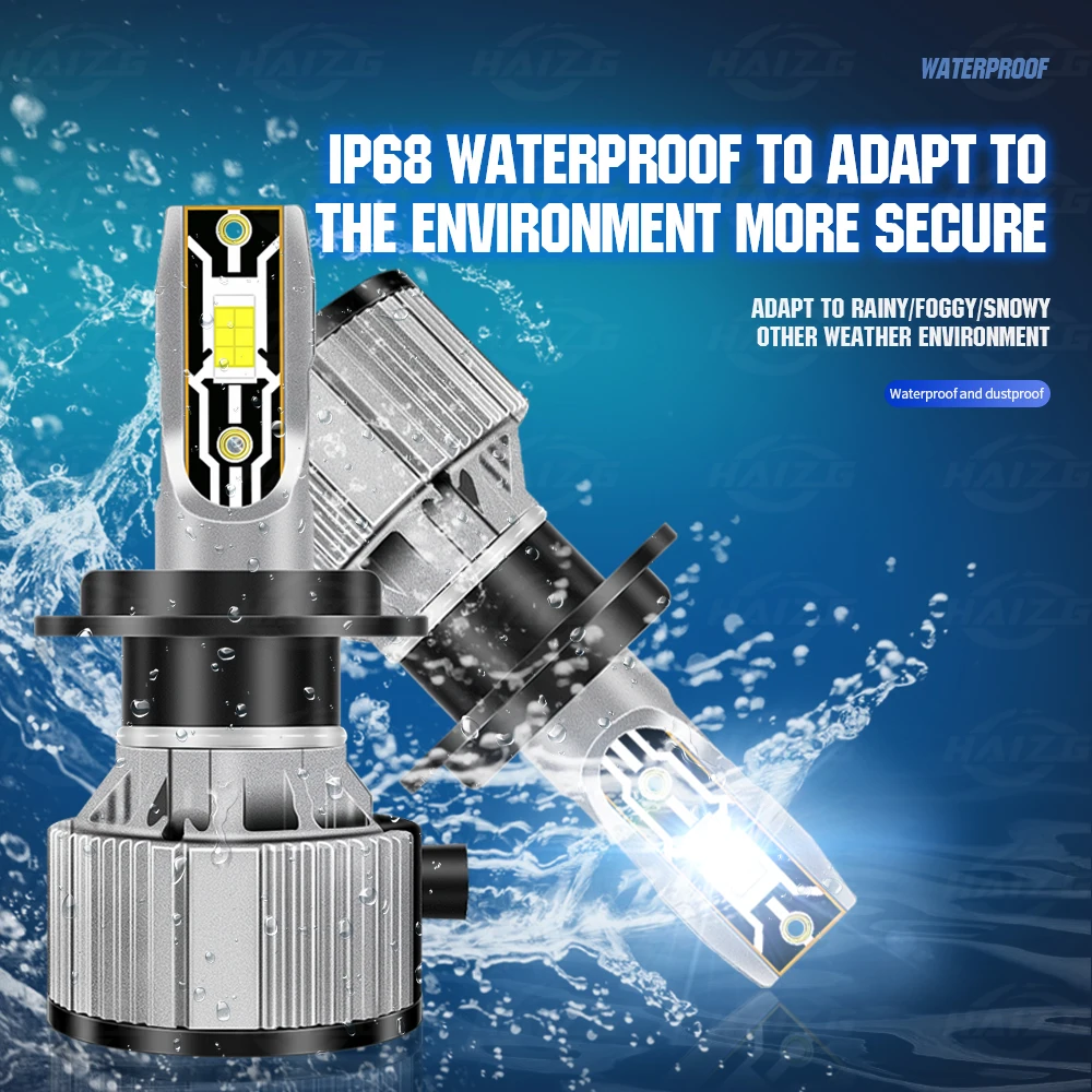 HAIZG Auto lighting system car headlights leds motorcycle lamp H4 led high power led headlamp car