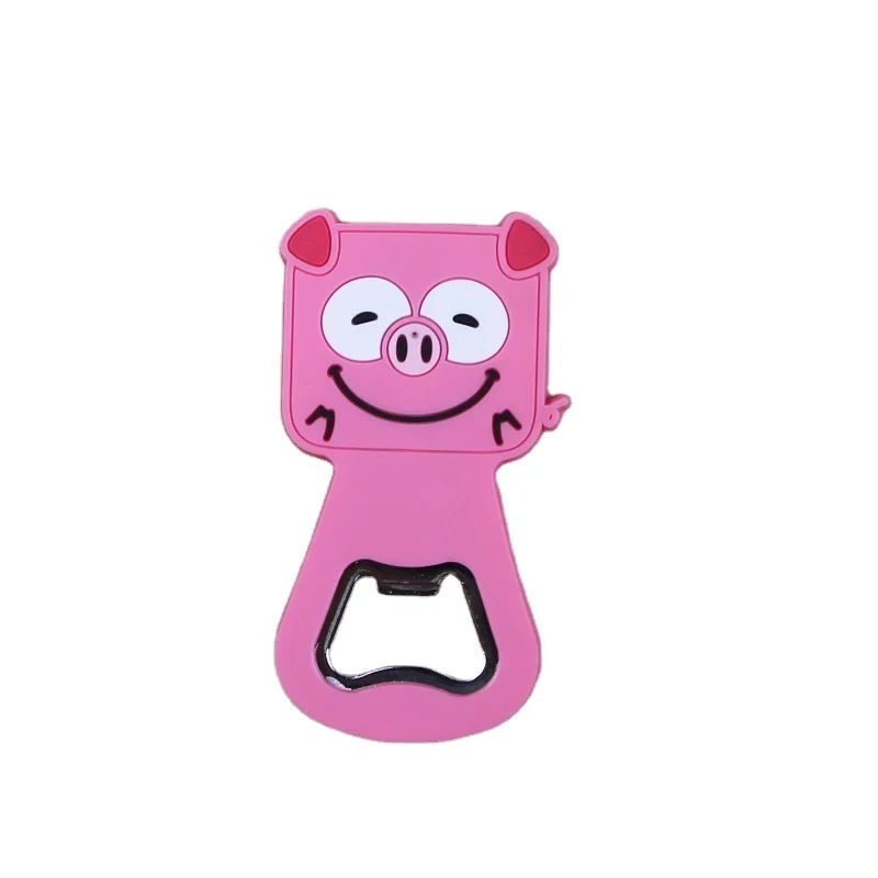 Рекламная пластиковая открывалка для пивных бутылок из мягкого ПВХ, открывалка для пивных баров, открывалка для бутылок вина