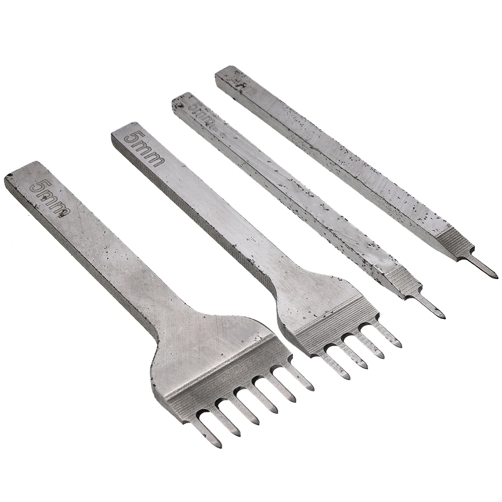 Инструменты для работы с кожей 3/4/5/6 мм Дыроколы инструменты пробивки кожи 1 + 2 4 6 Зубцов набор инструментов