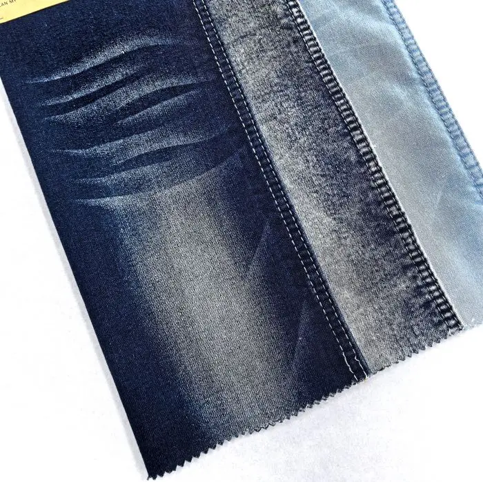 Стрейч синяя джинсовая ткань 8 1 oz