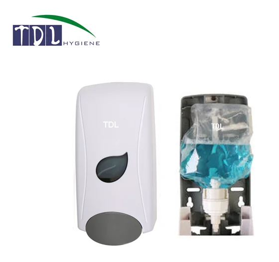 Wall Mounted Plastic Bag Refill Foam Soap Dispenser Foaming Pump Dispenser