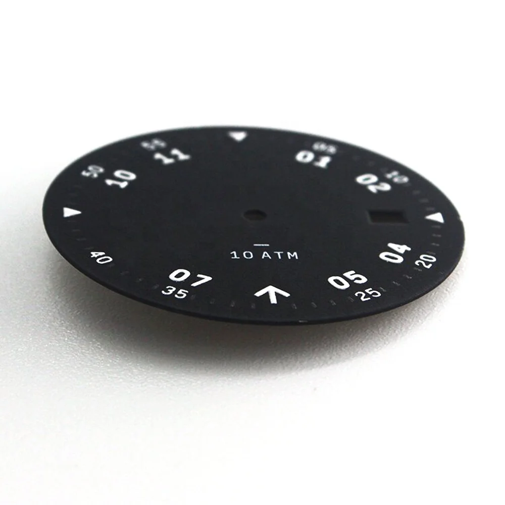 Прямые продажи от поставщика в Шэньчжэне, белые суперсветящиеся наручные часы с большим хронографом и индексом, детали, циферблат, акция на заказ