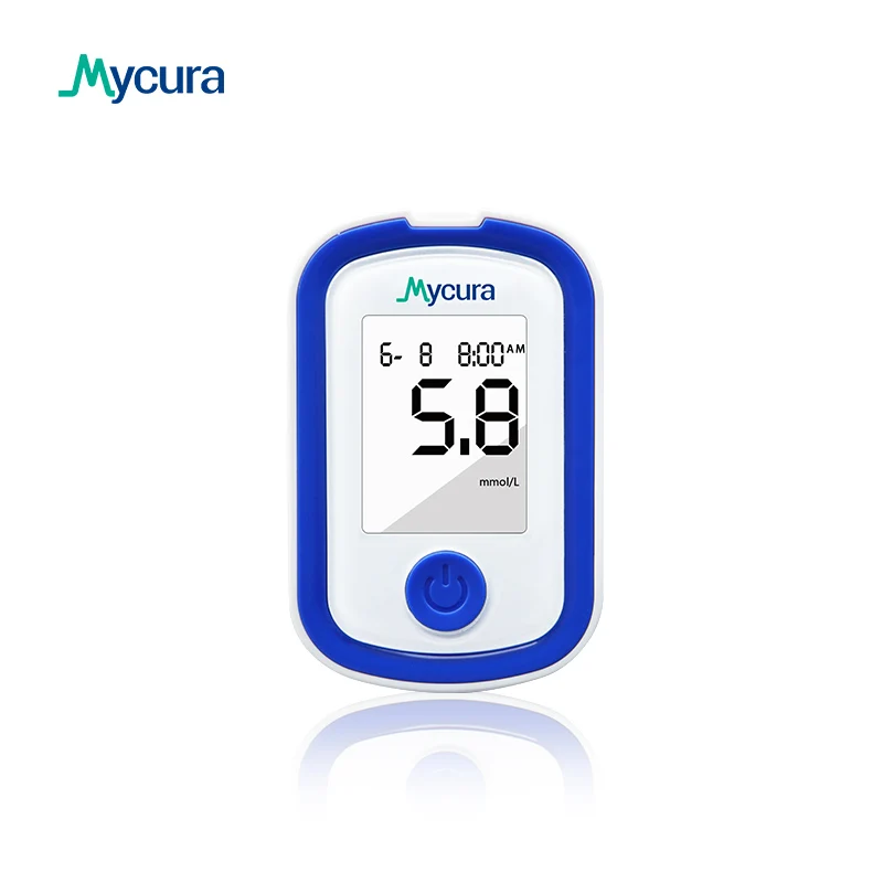 
Fast Check Glucometer Portable Handle Meter China Factory with Test Strips 