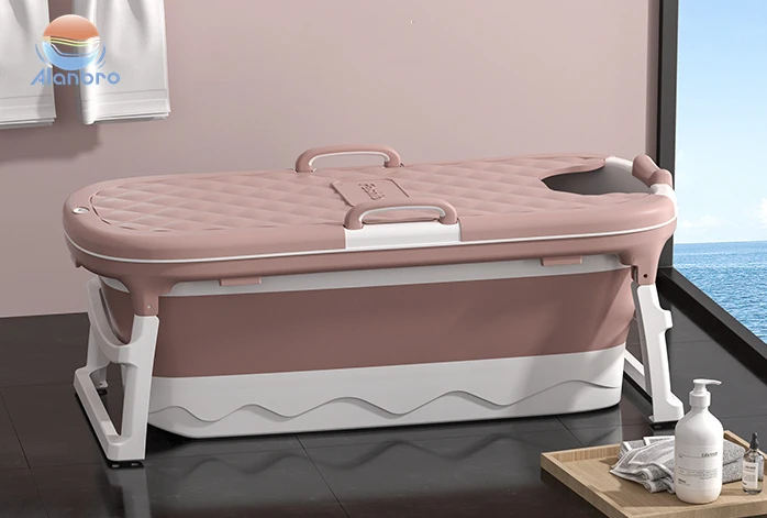Portable Adult Bathtub Folding Shower Kids Swimming Sauna Spa Tub Bath Household Family Freestanding Bathtub