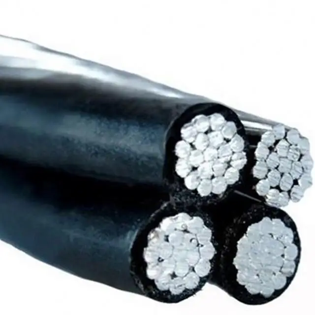 Горячее надувательство 0 6/1kv 4 Core 35 мм 50 70 95 алюминиевый проводник X-90 изоляции Aerial Bundle кабель ABC