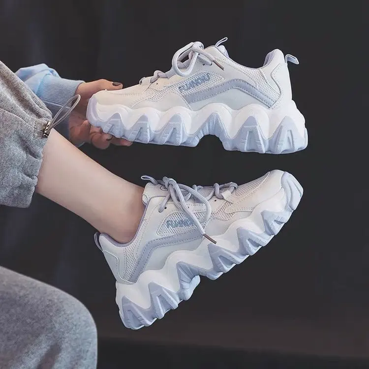 2022 high quality Chunky Sneakers for Women Vulcanize Shoes Casual Fashion Platform walking White Sneakers