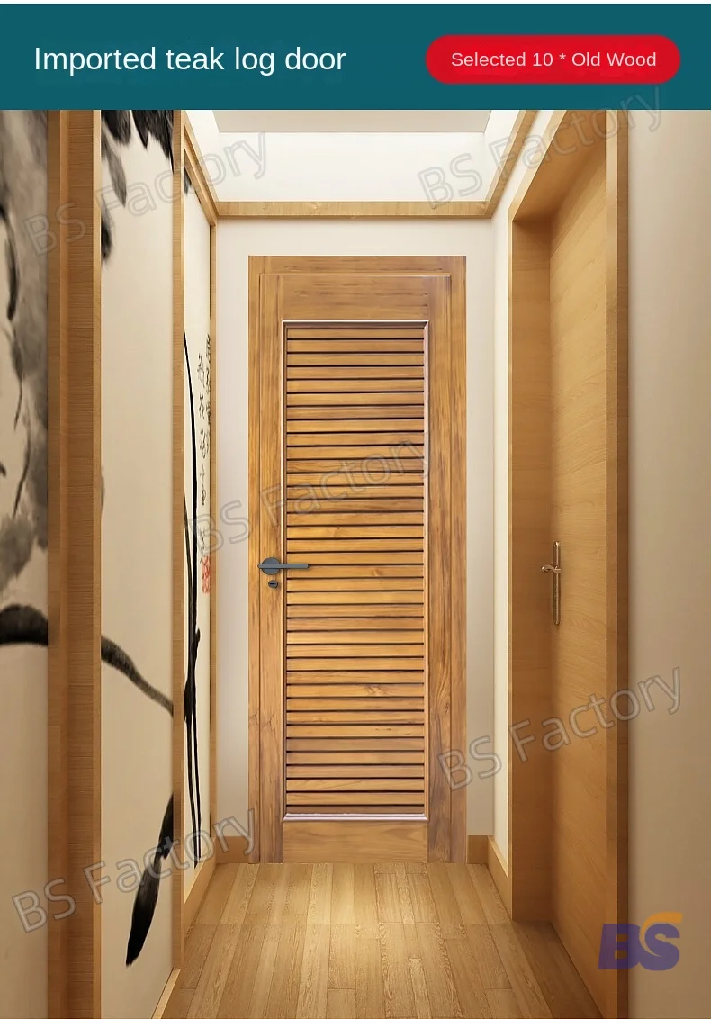 Doors Customize Veneer Craft Exterior Cabinet Indonesian Specifications Restaurant Core Rubber Solid Wood Door White