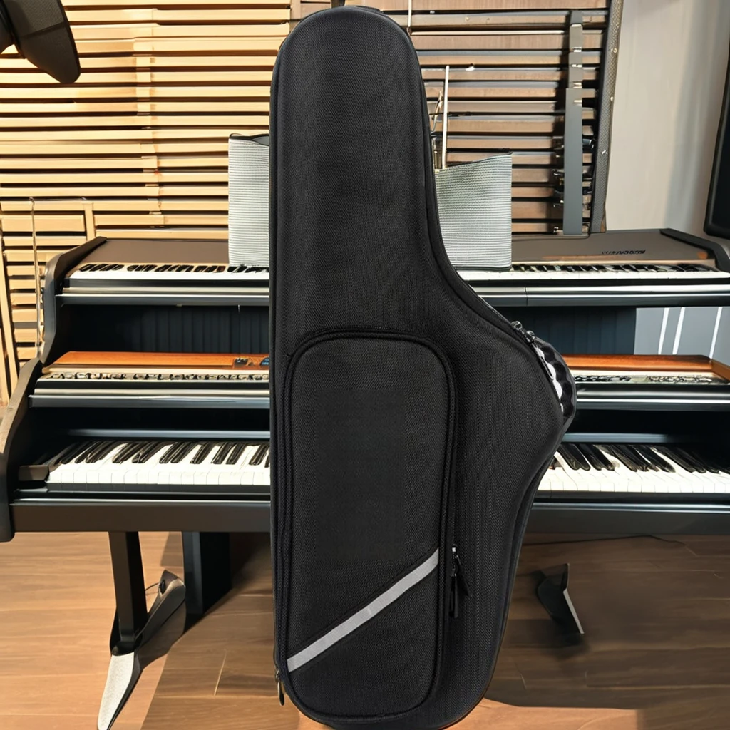 Wholesale Portable Gig Bag Instrument Case for Tenor Saxophone EVA Hard Shell with Nylon Polyester Shockproof Travel Performance