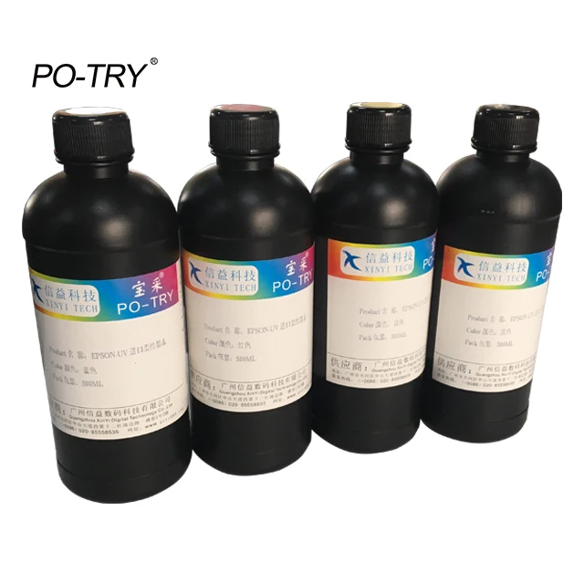 Low Price Yellow Uv Flexo Printing Ink Blue Toshiba Ce4 Uv Printer Ink Yellow Uv Ink For Epson 1390