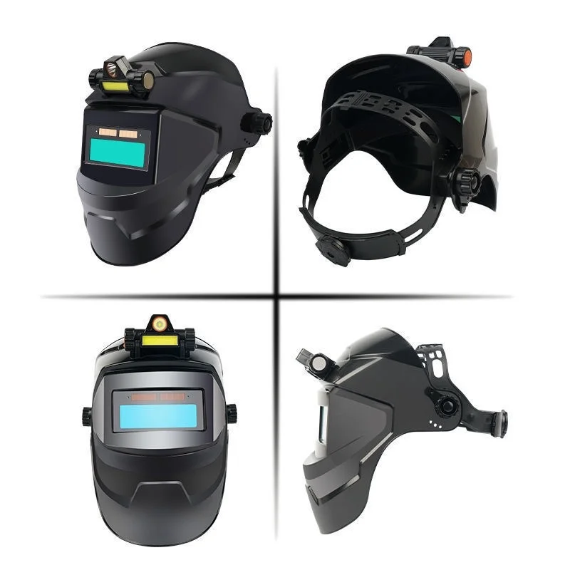 Professional Lightweight Tig Arc Welding Mask Protective Light Changing Face Shield Headwear Burning Welder Hat
