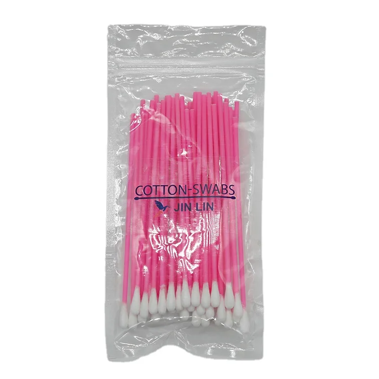 Popular Manufacturer Hot-selling Extra Tip Pointed Purple Cotonetes 50 Dabbing Q Tips Swabs Cotton Buds