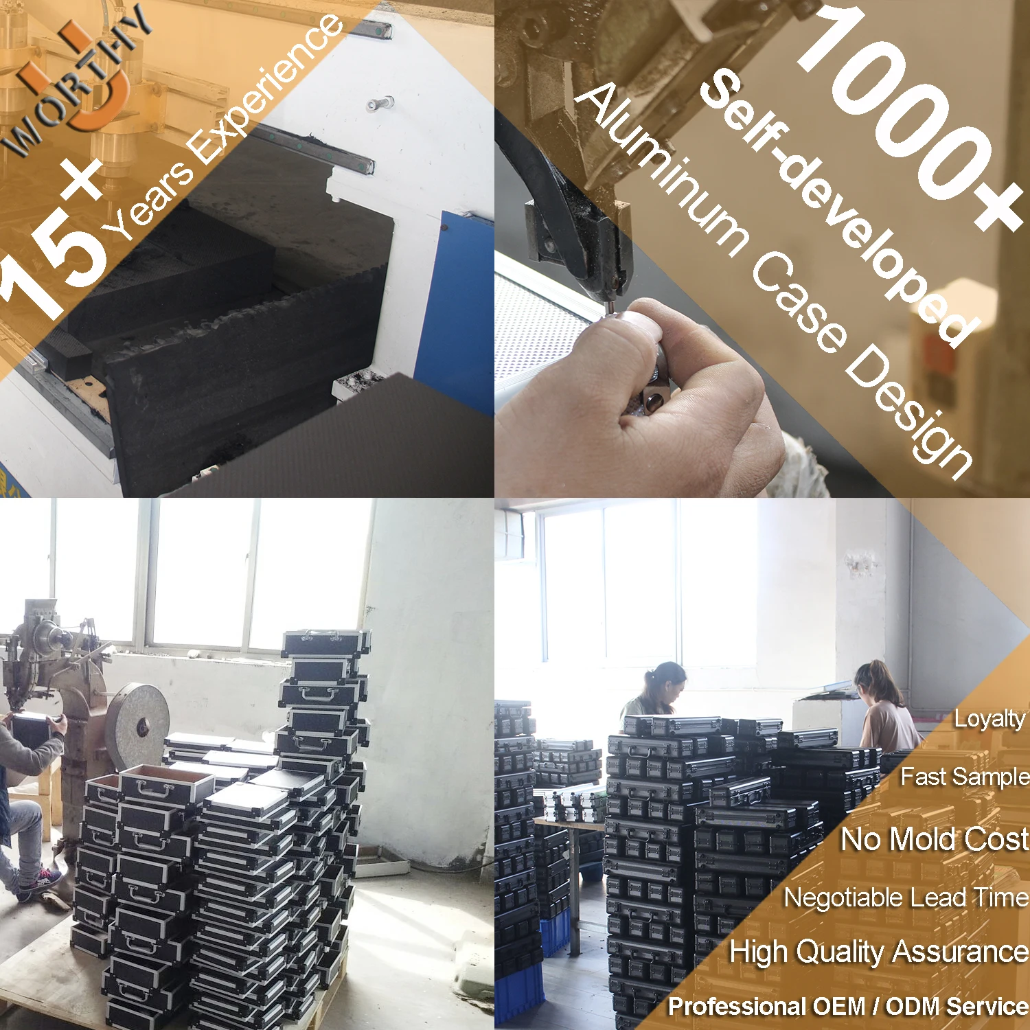 Professional Custom Aluminum Storage Flight Case With Wheels