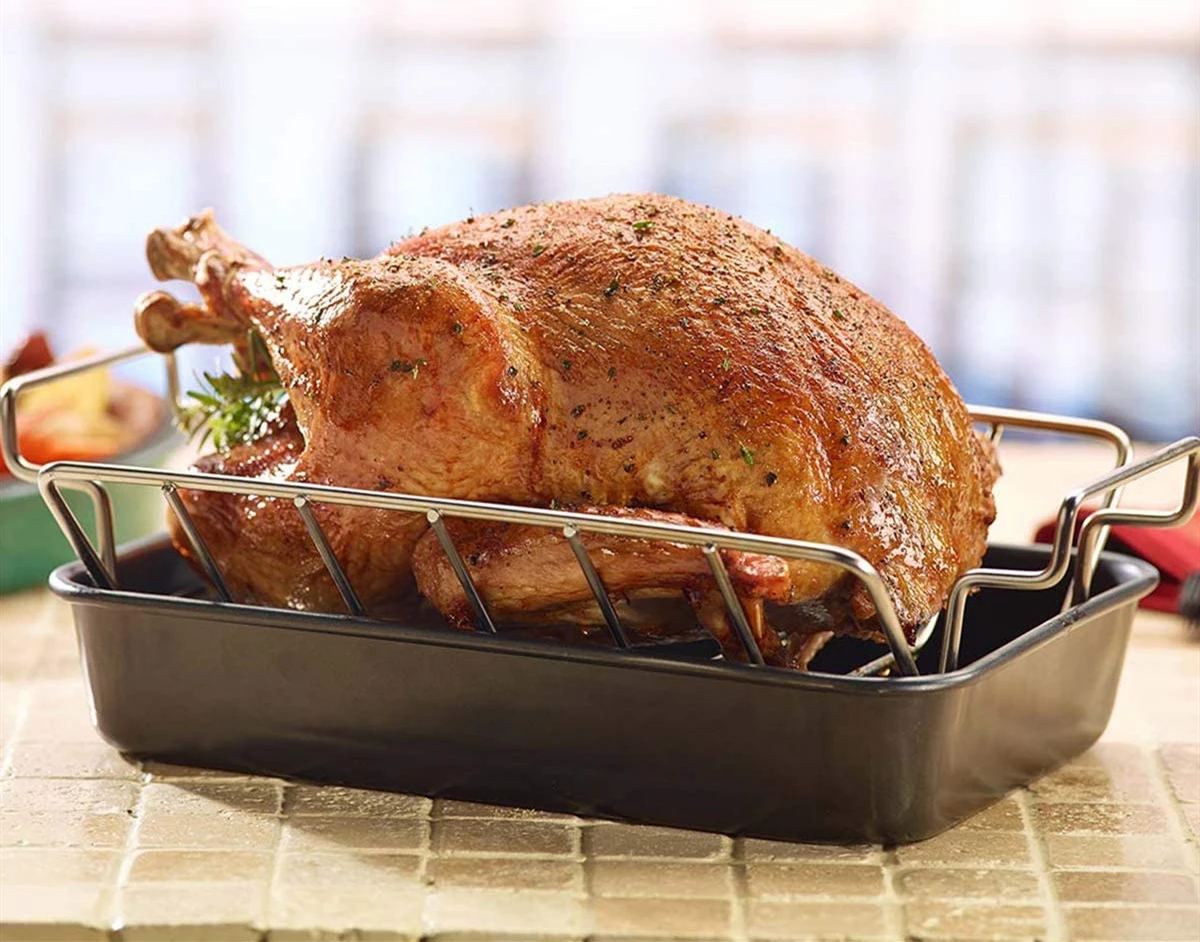 Многофункциональные подставки для готовки из нержавеющей стали гриля подставка индейки под микроволновую печь