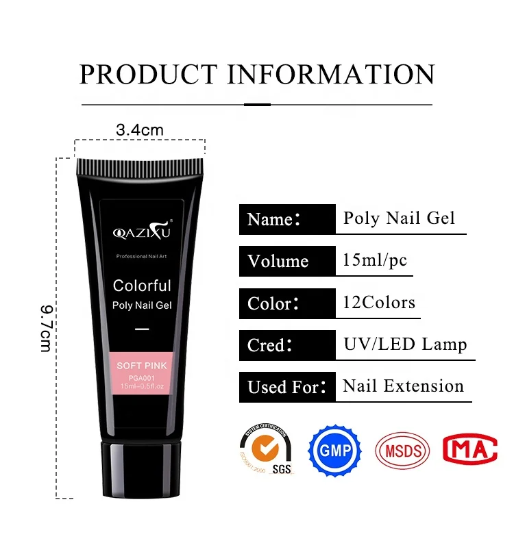 3 in 1 Chinese Good price Factory Supplier Quick Building Finger Extension Long Lasting Glitter Acrylic Powder Gel Soak off UV G