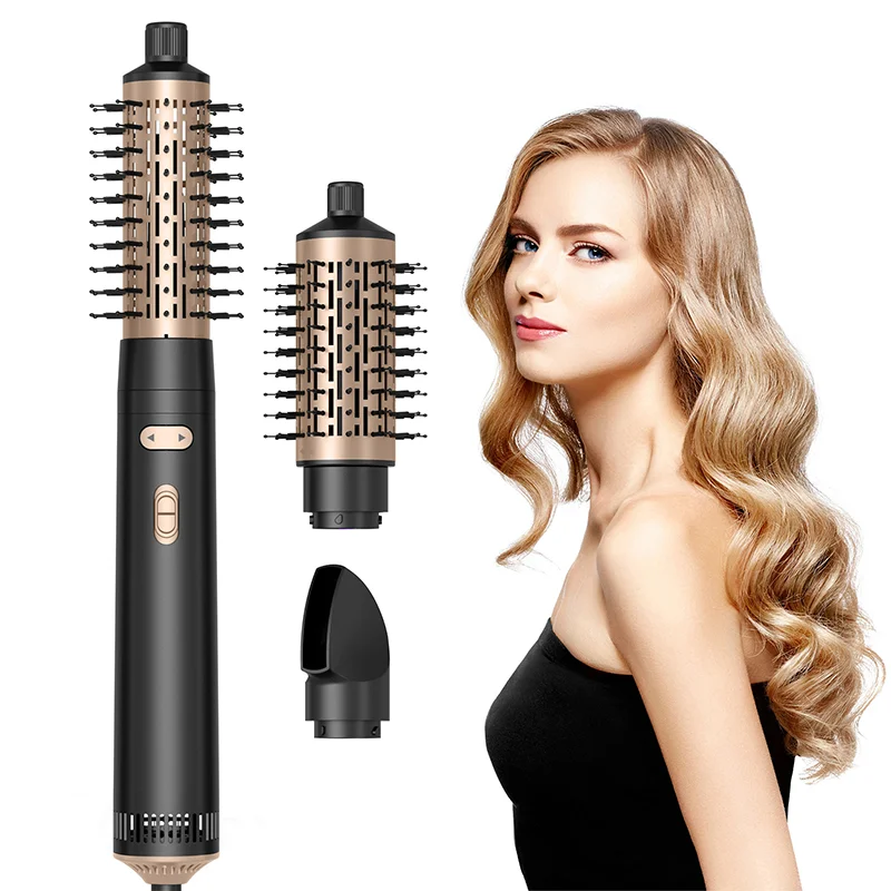 3-in-1 Multi-function Straightening Comb Curls Straight Dual-purpose Hair Left and Right