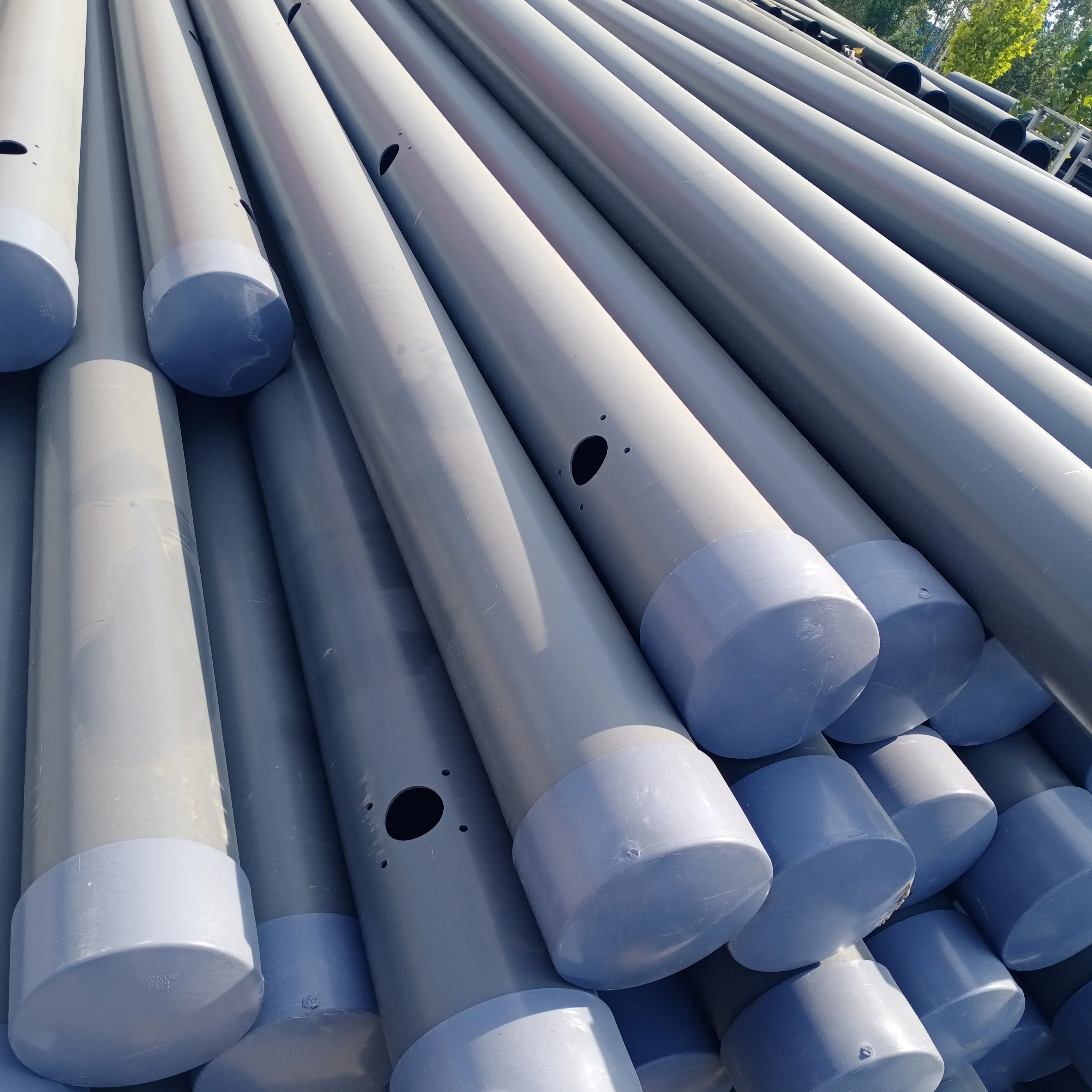 upvc perforated pipe 200mm pvc drainage water well  price list 8 inch pipes