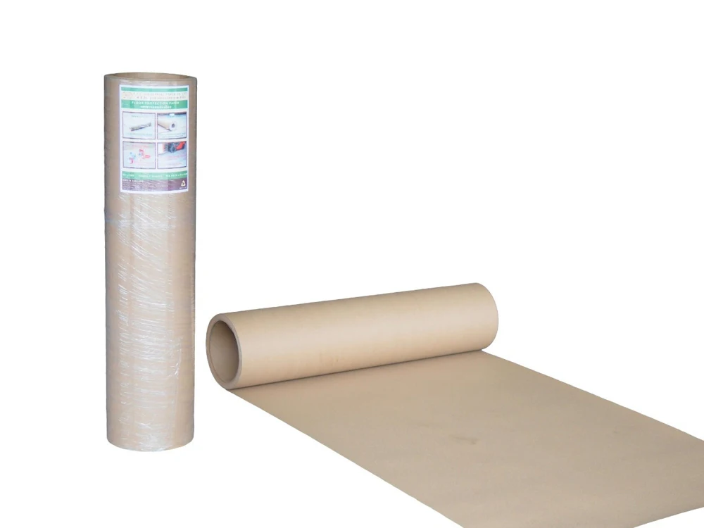 Ready To Ship From Thailand Paper Roll Brown Floor Protective Uncoated Paper Mechanical Pulp Raw Material Wholesales