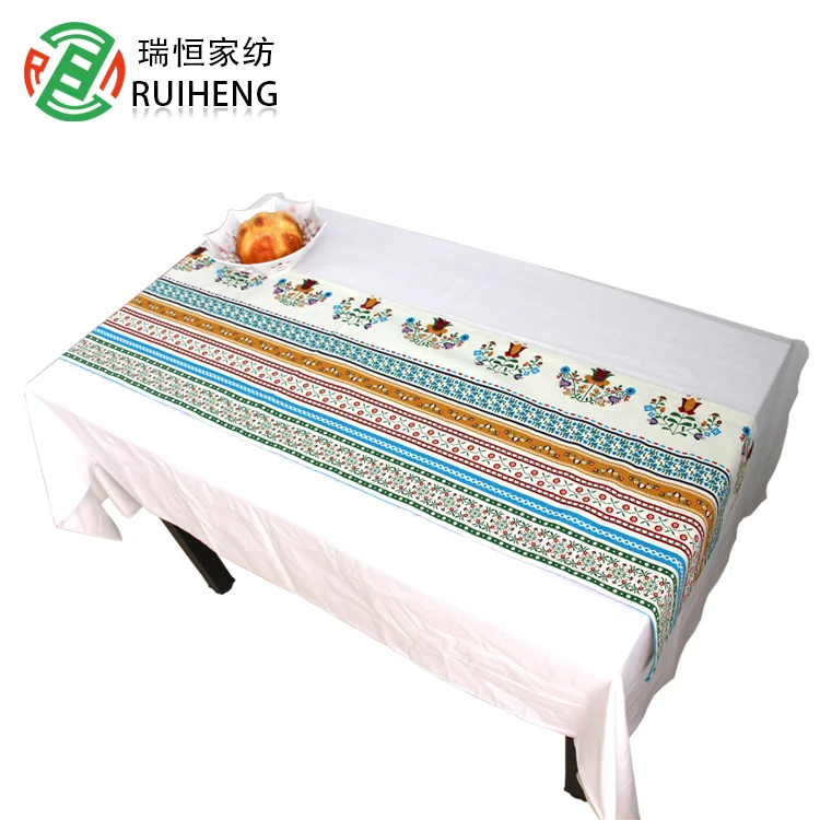 
Wholesale runner table linen table runner for home decoration 