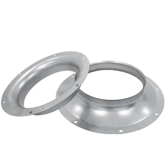Factory CNC Sheet Metal Fabrication Fan Cover for Ventilation Systems Spinning Parts Inlet Rings Metal Inlet Cones