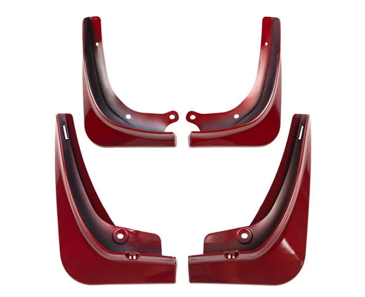 New Arch Wheel Eyebrow Protector Car Black 4 Pcs Pocket Sets Mud guard Sticker For Tesla model 3 2017-2021