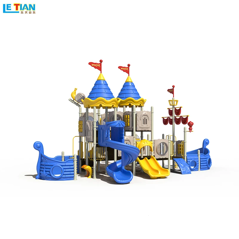slide for kids china factory Outdoor kids playground equipment plastic kids amusement park outdoor slide
