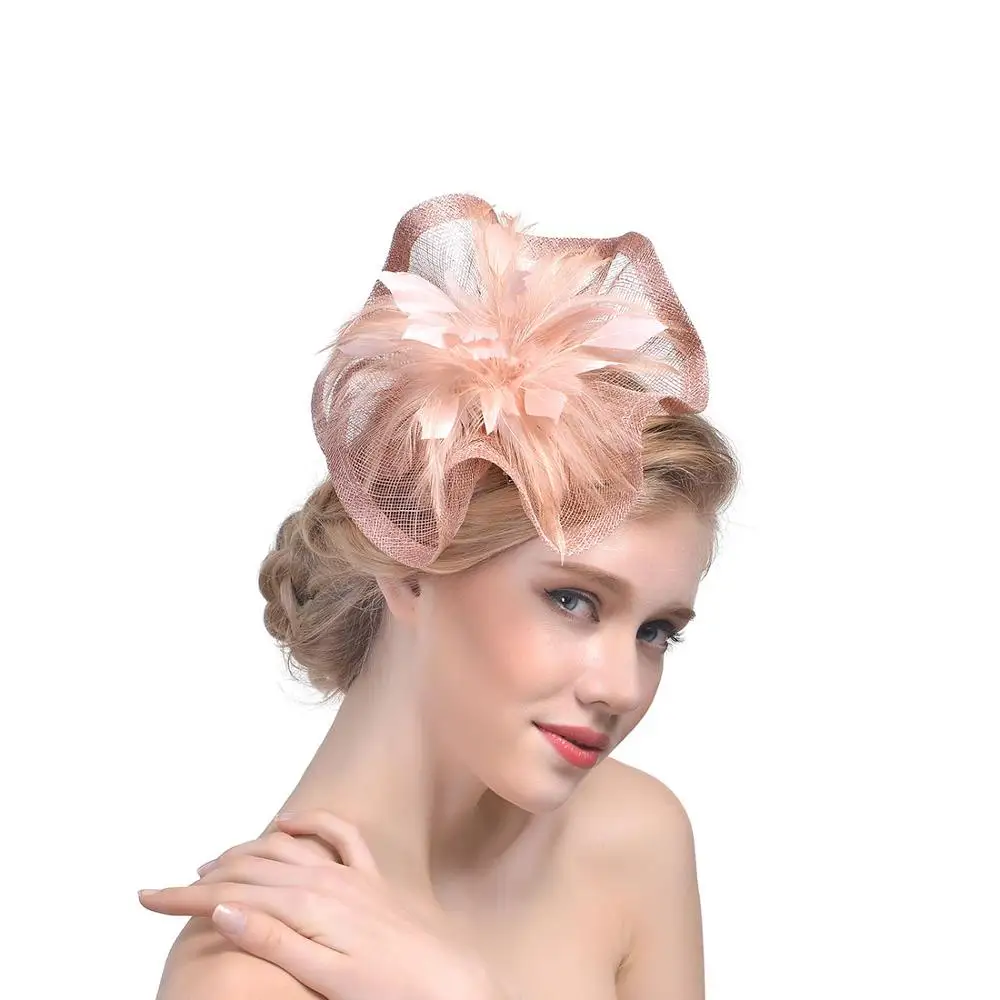 
2020 Ladies wedding church tea party hats hair fascinator 