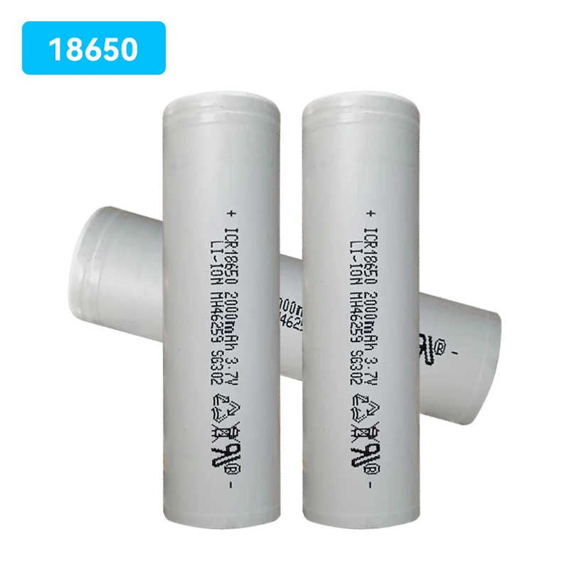 18650 Cylindrical Battery Grade A 18650 Batteries 3.7V 2000mAh 2200mah 2500mah energy storage  lithium ion batteries