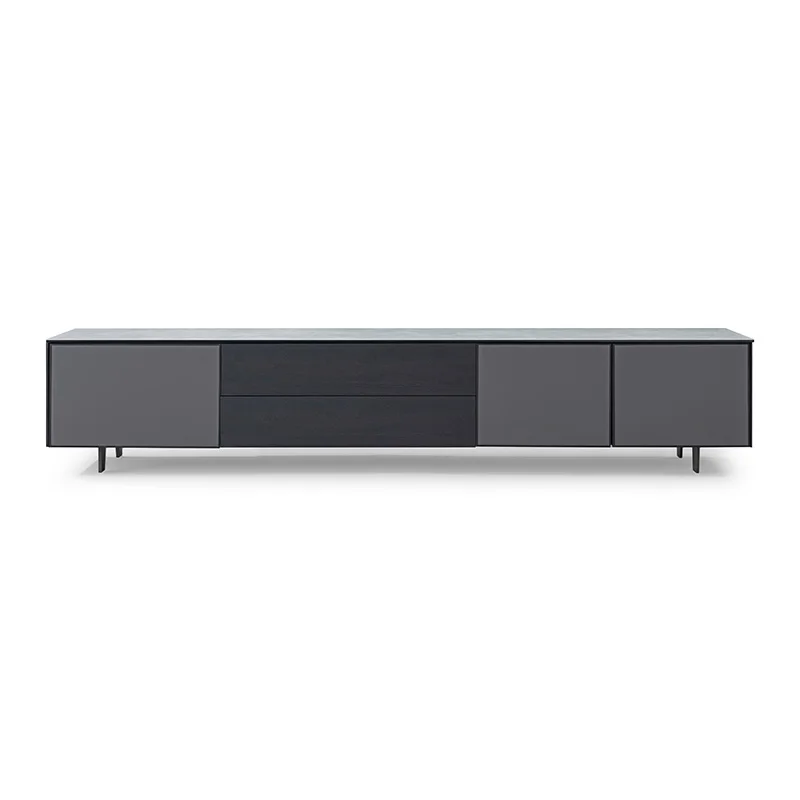 MDF Modern Style TV Unit Stand Cabinets TV Stand and Coffee Table Set with Storage Drawer for Living room furniture