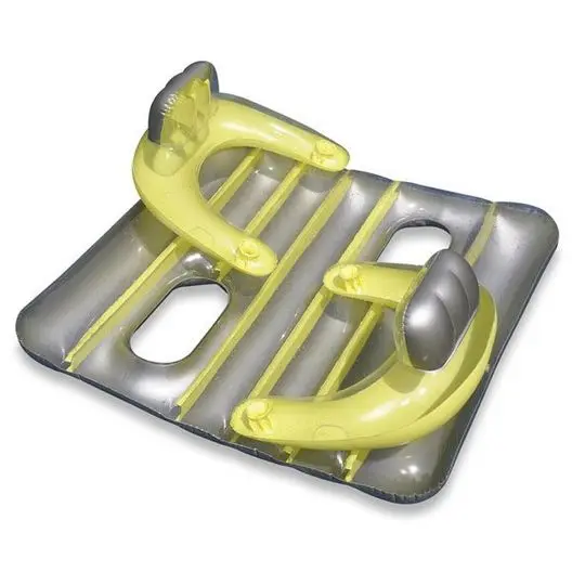 Summer Pool Promotion PVC Inflatable Double Pool Float Raft Beach Air Mattress With Cooler Drink Holder